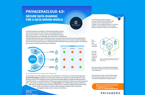 PrivaceraCloud 4.0: Secure Data Sharing for a Data Driven World