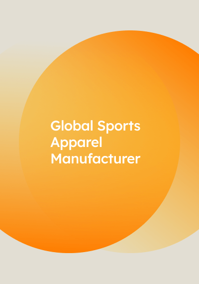 Global Sports Apparel Manufacturer data security governance customer