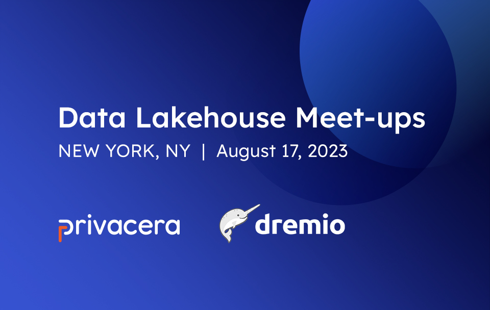Data Lake House Meet-up, New York