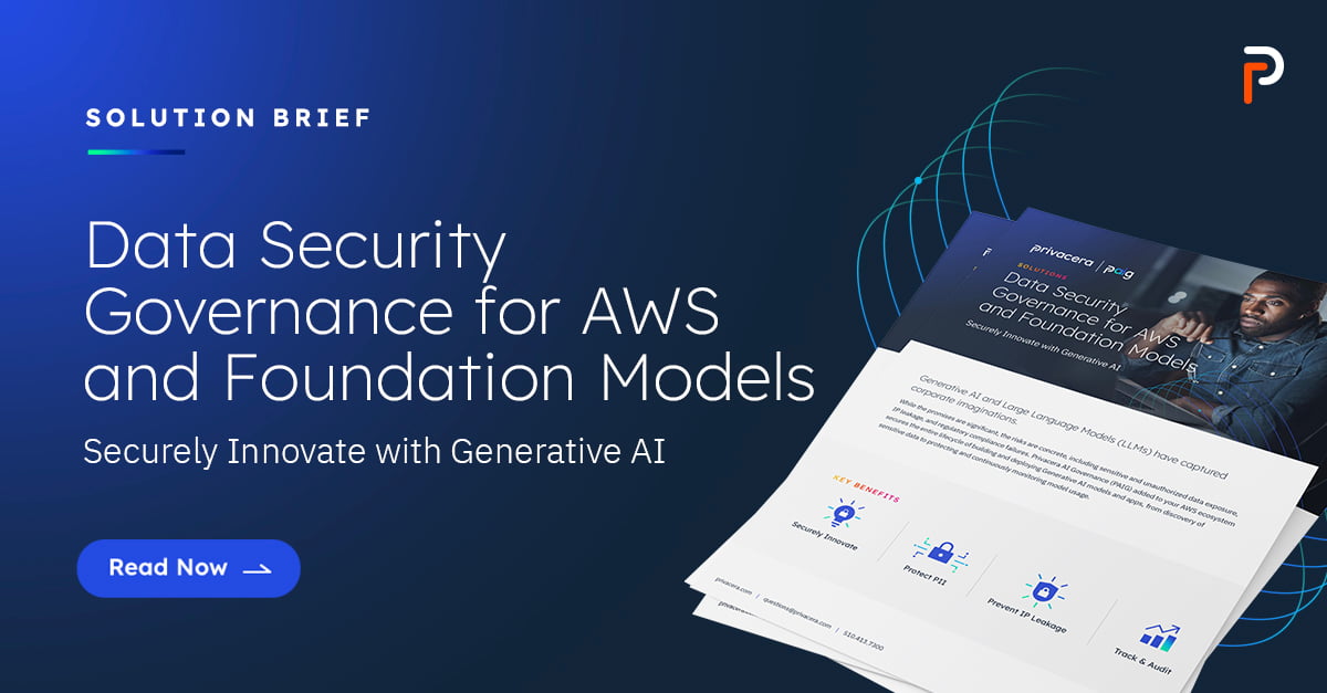 Data Security Governance for AWS and Foundation Models