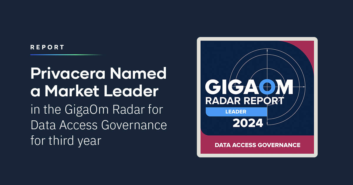 GigaOm Radar for Data Governance