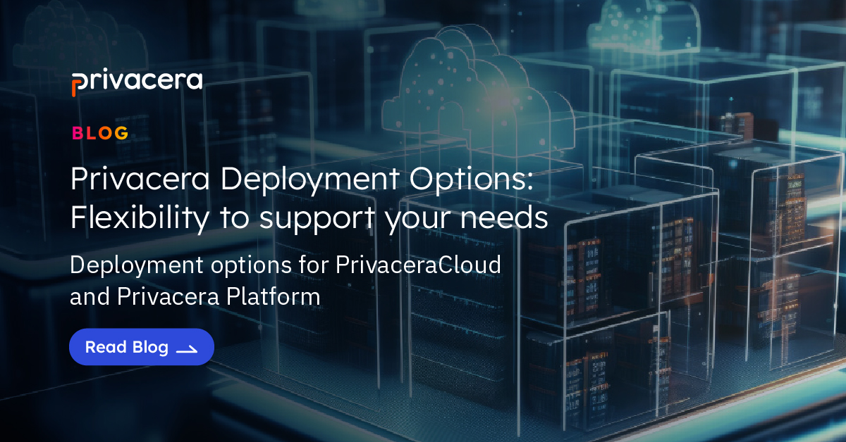 Privacera Deployment Options: Flexibility to support your needs